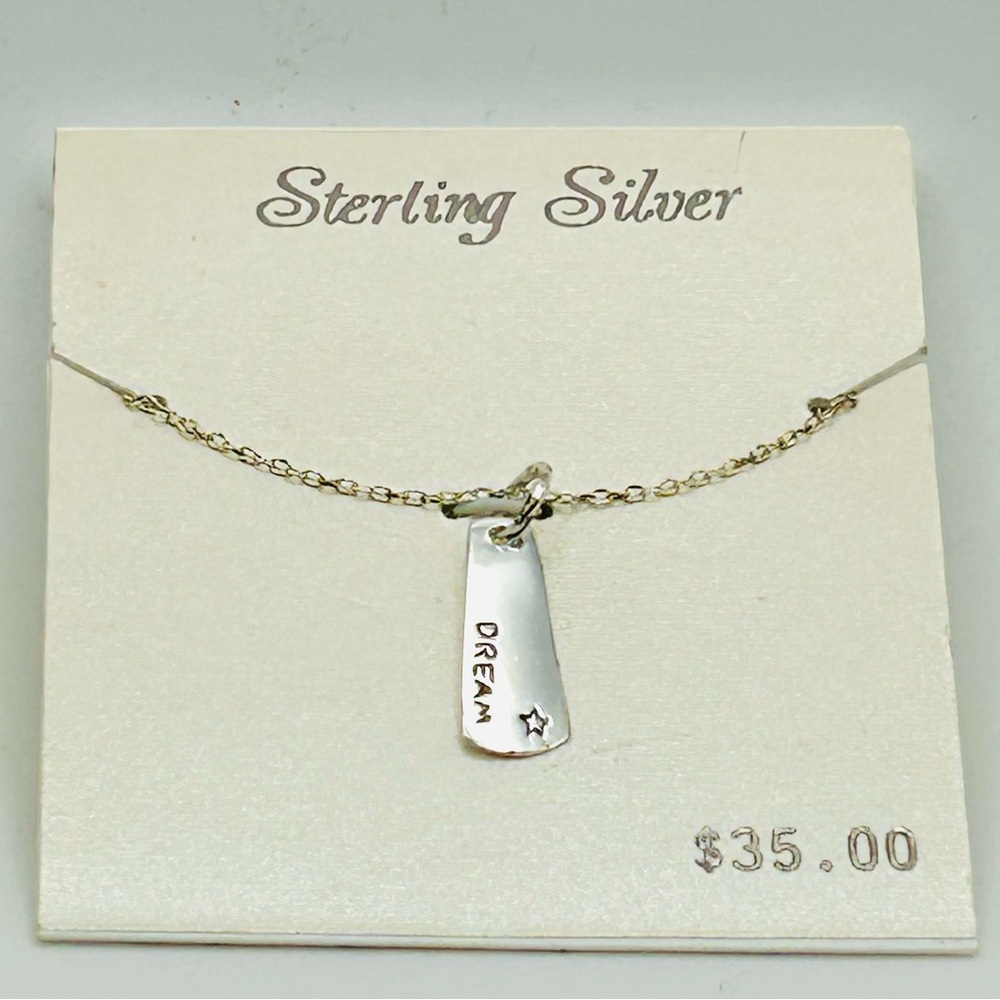 Sterling Silver Dream Necklace NEW with tags